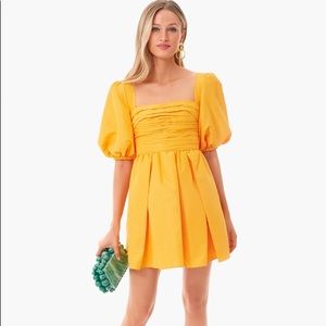 Self Portrait Canary Yellow Dress